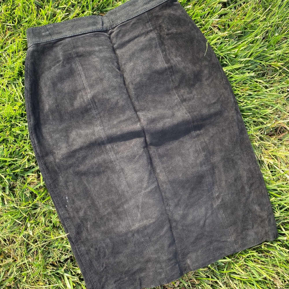 Vintage Suede Skirt